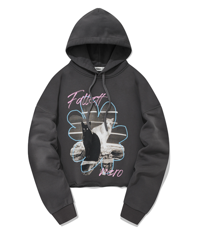 ★ Fallett★ Women's Nero Friends Hoodie Charcoal FA2203HD0 FALLETT WOMEN'S NERO FRIENDS HOODIE | WY Store