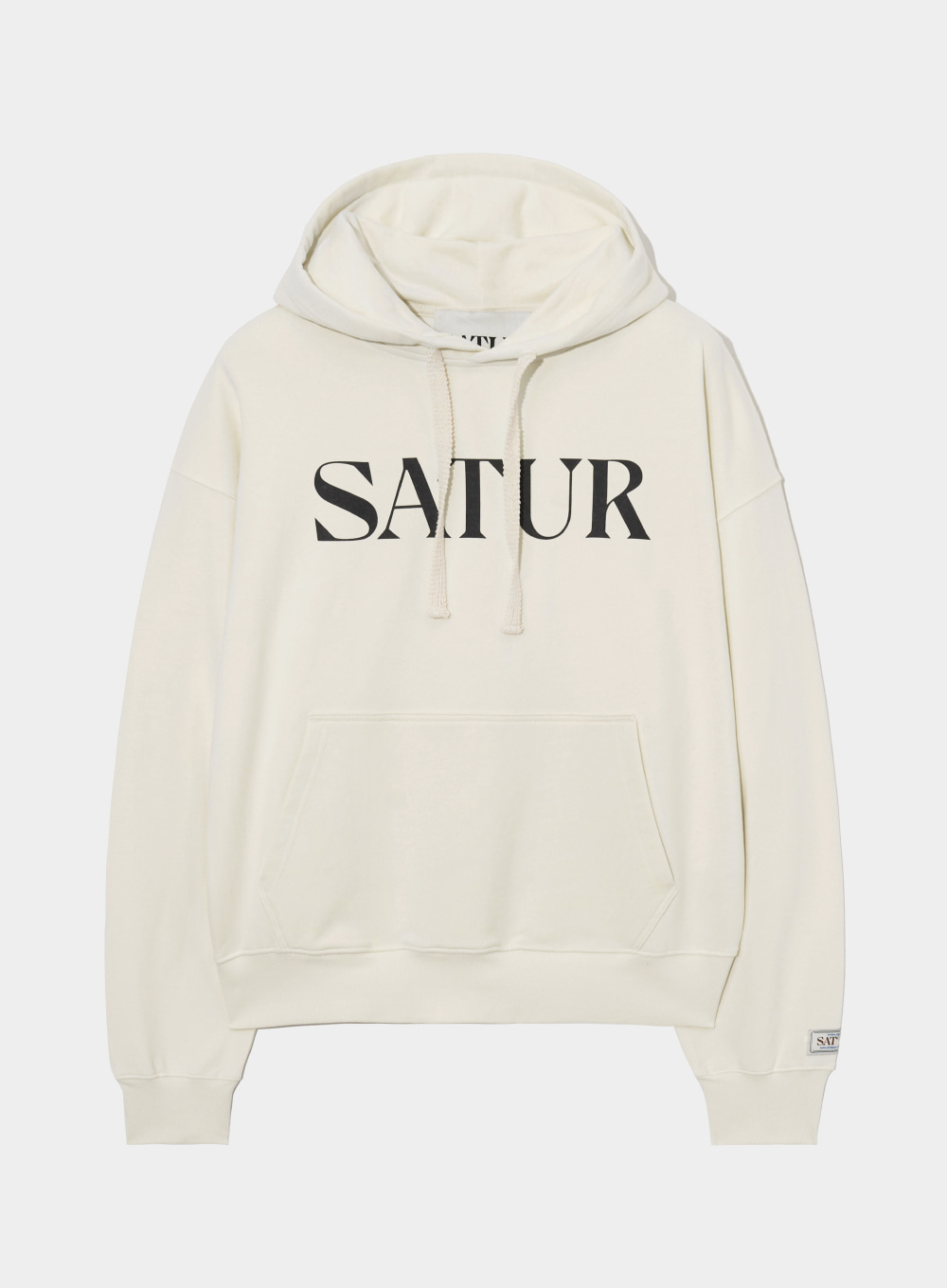 SATUR Classic Letter Logo Hoodie | WY Store