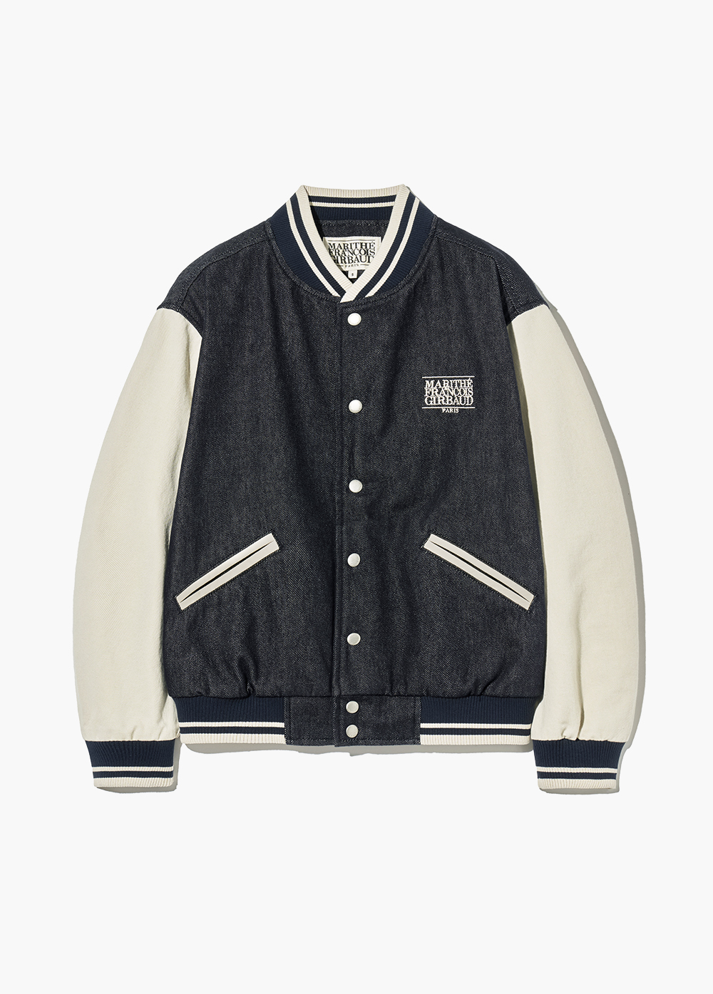 MARITHÉ FRANÇOIS GIRBAUD CLASSIC LOGO EMBROIDERY DENIM
