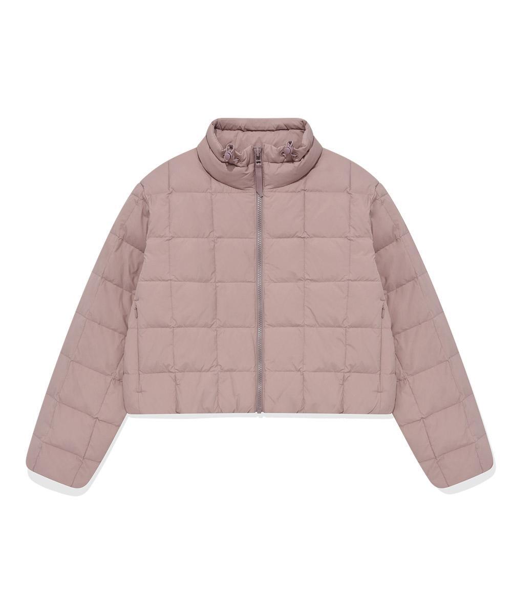 ジャケット Marithe + Francois Girbaud W CLASSIC LOGO DUCK DOWN CROP VES W CLASSIC LOGO DUCK DOWN CROP VEST beige - MARITHÉ+FRANҪOIS