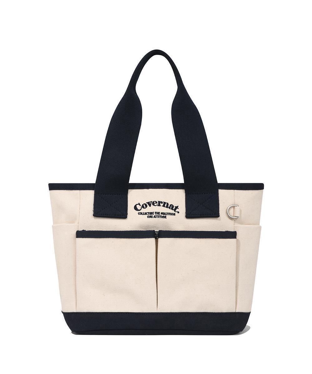 ★COVERNAT WOMAN★ Cloverheart Quilted Big Tote Bag Ivory CO MUSINSA | COVERNAT WOMAN Clover Heart Quilted Big Tote Bag Ivory