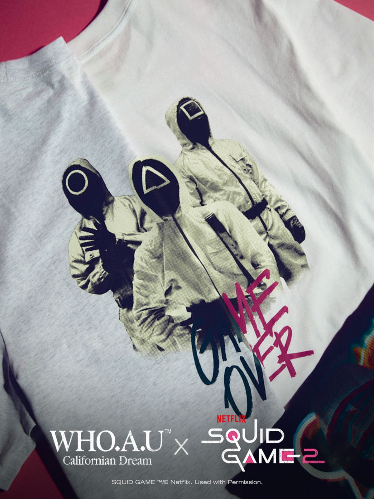 WHOAU [WAU X SQUID GAME] ○△□ Graphic T-Shirt | WY Store