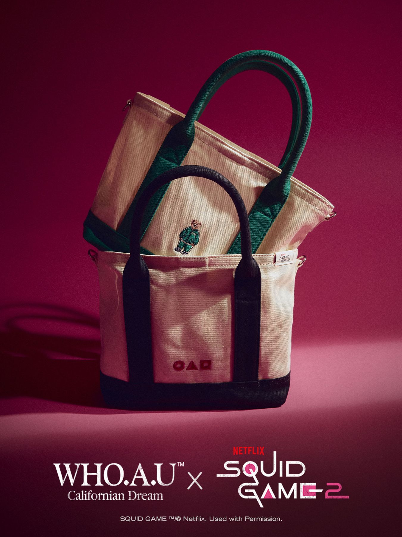 [WHO.A.U] Steve Canvas Tote Bag / 韓国発 WHOAU Steve Canvas Tote Bag | WY Store