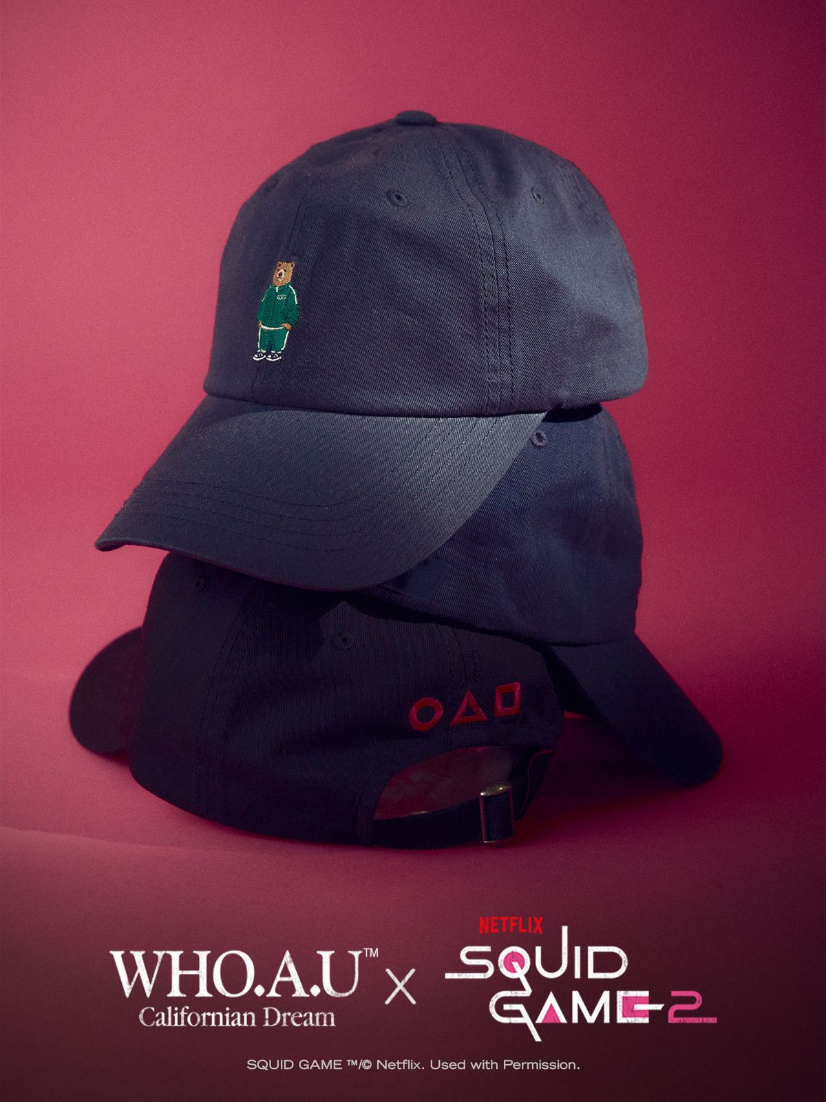 WHOAU [WAU X SQUID GAME]Steve Ball Cap | WY Store