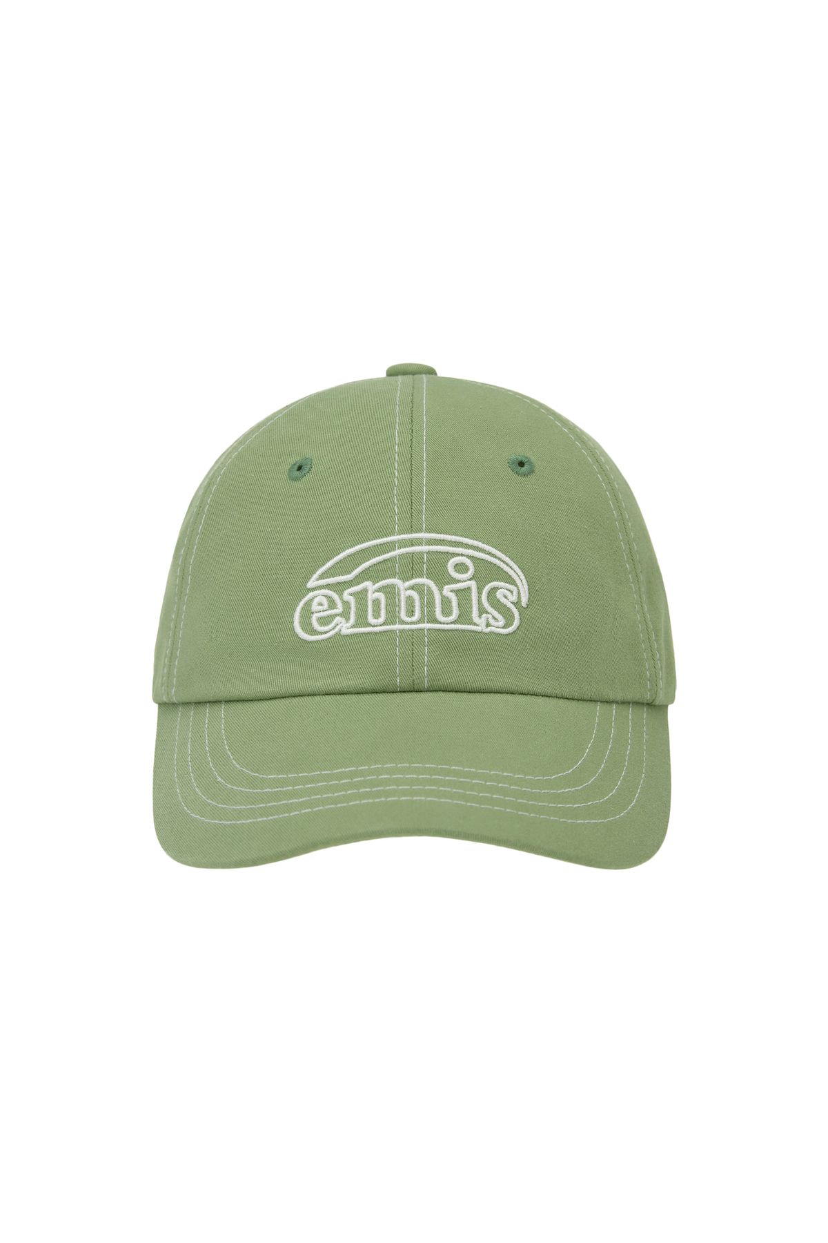 ★emis☆LETTERING LOGO WHITE STITCH BALL CAP LETTERING LOGO WHITE STITCH BALL CAP（キャップ）｜EMIS