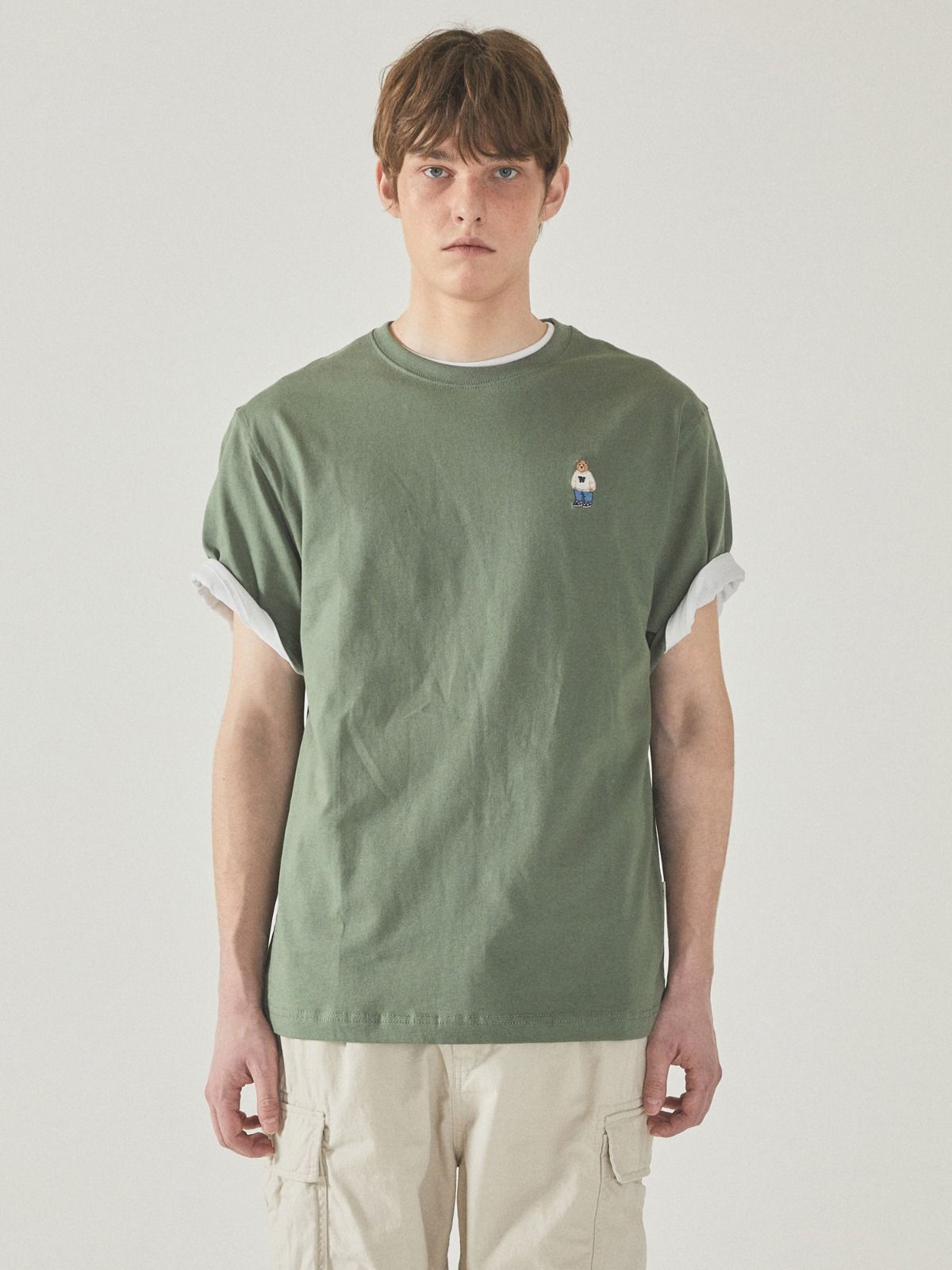 【WHO.A.U】(2PACK)Steve Solid T-shirt[B] WHOAU (2PACK)Steve Solid T-shirt[B] | WY Store