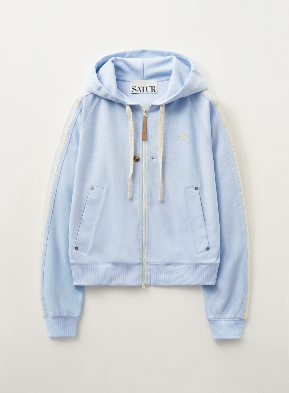 ★SATUR★Lawton Loose Fit Hood Zip-up MUSINSA | SATUR Lawton loose fit hood zip-up caviar black