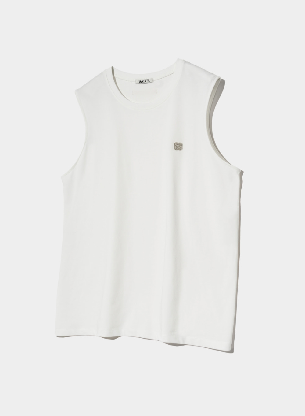 SATUR All Day Crew Neck Layered Sleeveless Top | WY Store