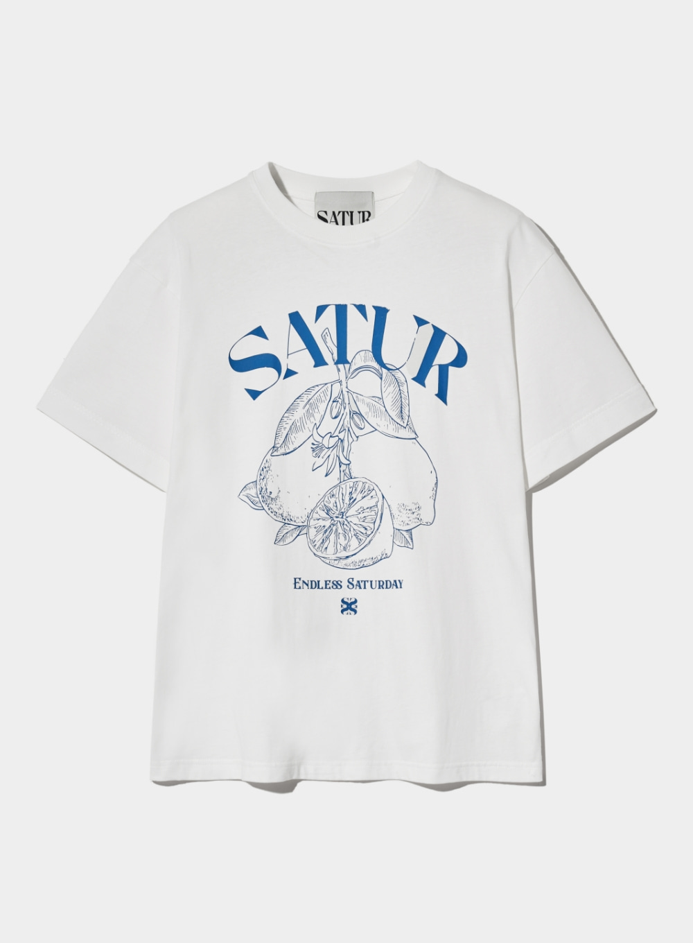 Tシャツ・カットソー SATUR [Park Gyu-young PICK] (W) Capri Citron Drawing Summer SATUR | 세터 | (W) 카프리 시트론 드로잉 썸머 그래픽 반팔