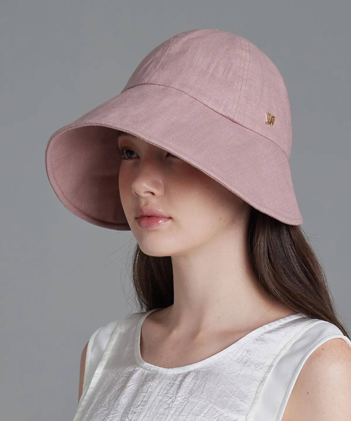 WHITE SAND LINEN BONNET HAT LUCY | WY Store