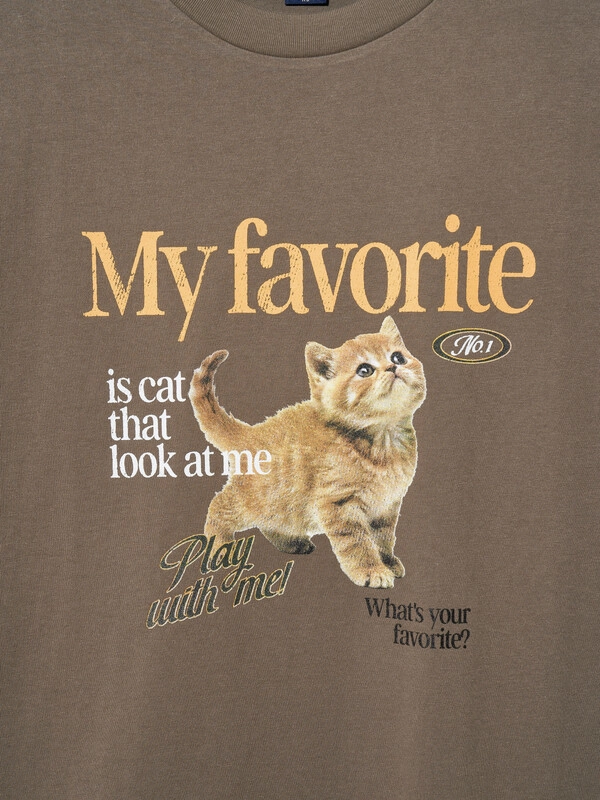 Fila My T -shirt Overfit Cat T -shirt | WY Store