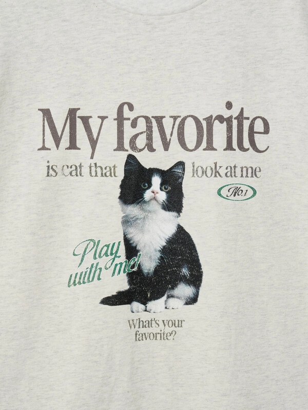 【FILA】 OVERSIZED CAT T-SHIRT FILA Oversized Cat T-Shirt Charcoal | eBay