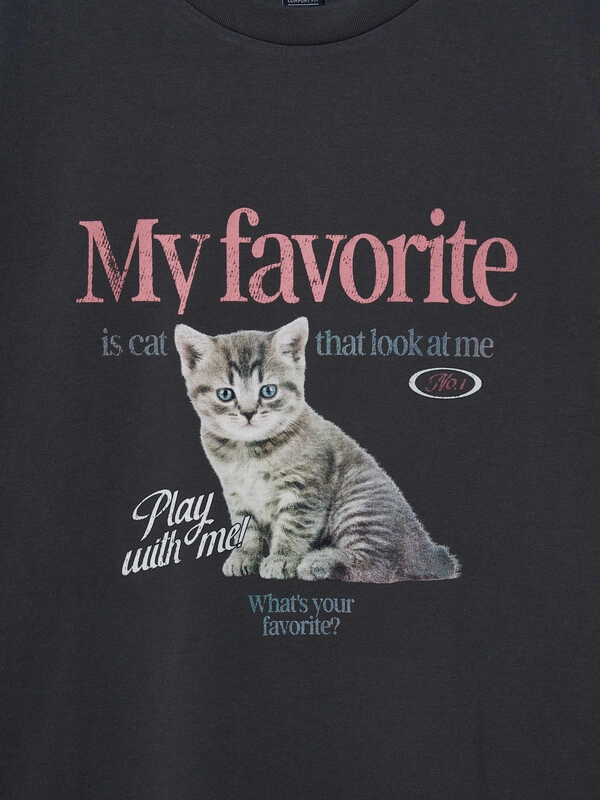 Fila My T -shirt Overfit Cat T -shirt | WY Store