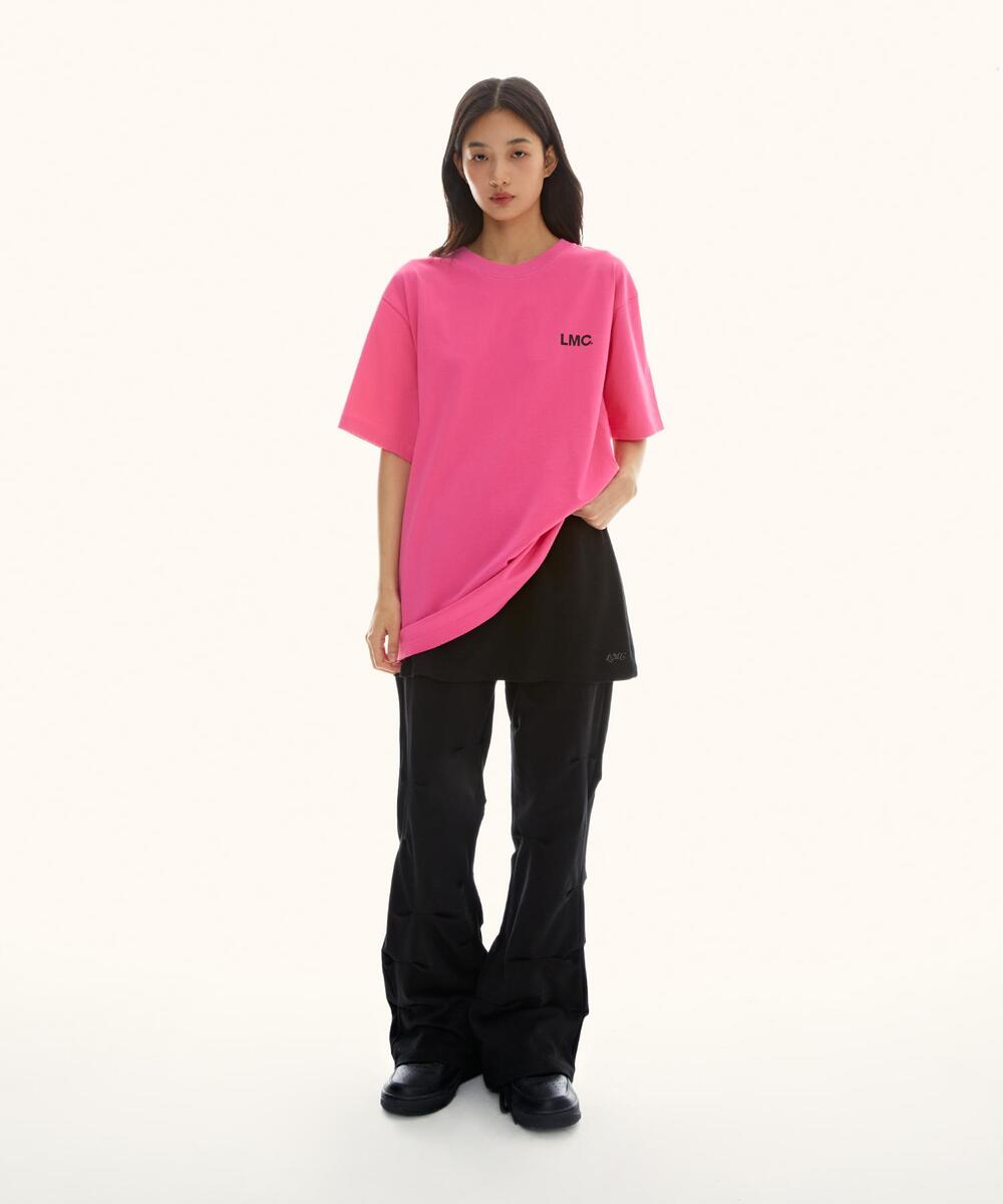 ■LMC■ DOLL GLOBE TEE hot pink 0LM45STS203HPK LMC DOLL GLOBE TEE | WY Store