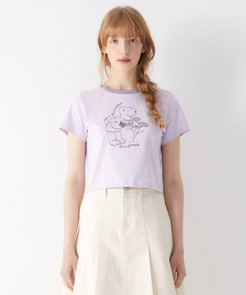 25SS新作★デイジーコラボ【MARITHE x DAISY】CRAYON TEE X MARITHÉ - - 데이지신드롬