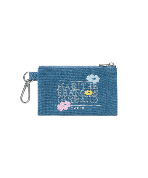 25SS新作キーリング【DAISY X MARITHE】DENIM CARD WALLET DAISY X MARITHE DENIM CARD WALLET | WY Store
