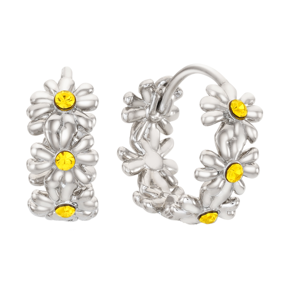 ★VINTAGE HOLLYWOOD★ Mini Daisy Garden Ring Earrings_VH2479 VINTAGE HOLLYWOOD Mini Daisy Garden Ring Earrings | WY Store