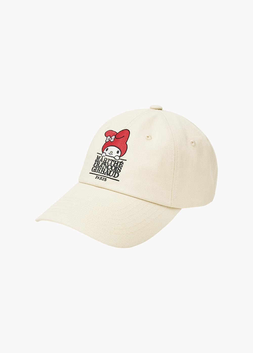 【MARITHE】MARITHE X MY MELODY CLASSIC LOGO CAP 2COLOR MARITHE X MY MELODY CLASSIC LOGO CAP | WY Store