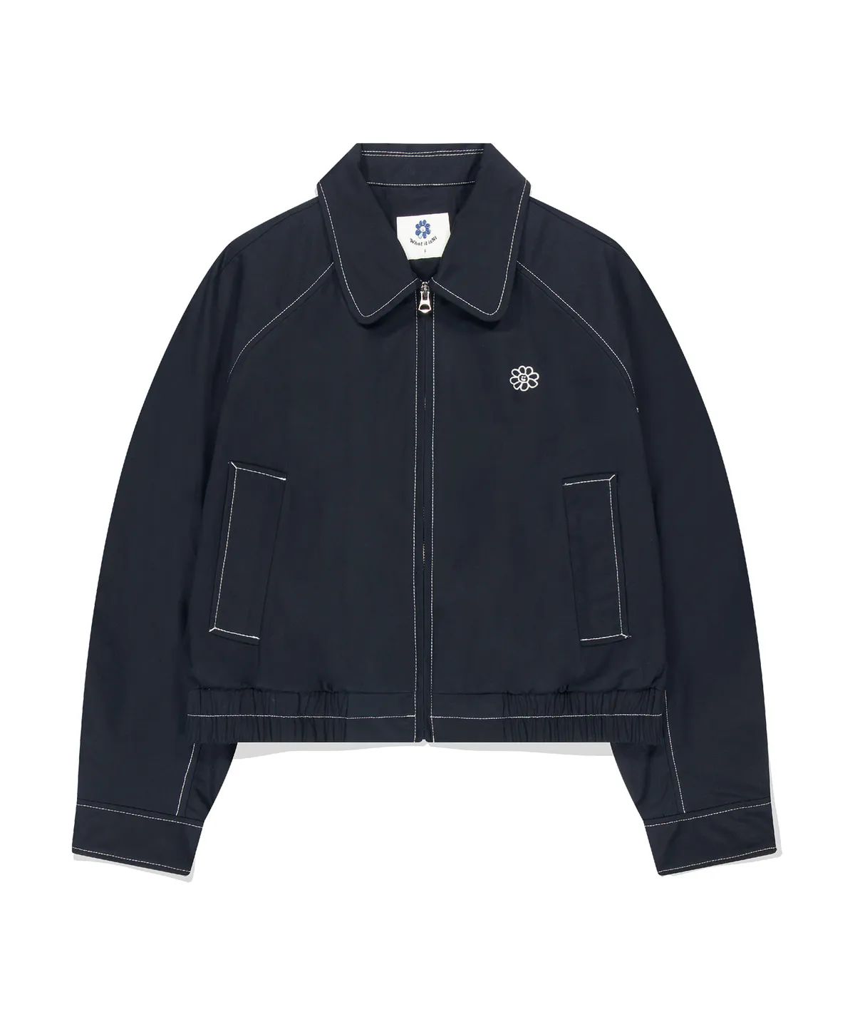 ● MARITHE ● 25SS W NECK POINT CROP WORK JACKET MARITHÉ FRANÇOIS GIRBAUD W NECK POINT CROP WORK JACKET | WY