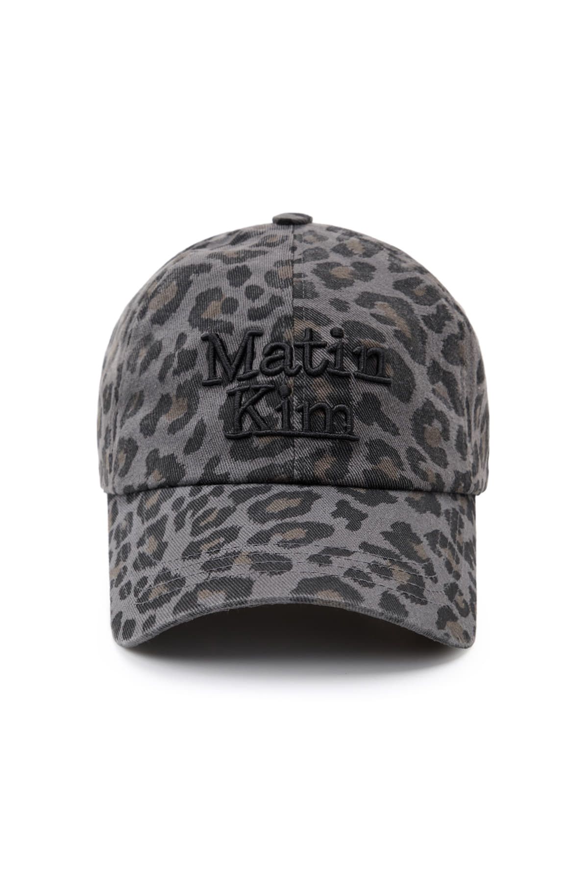 MATIN KIM MATIN LEOPARD VOLUME LOGO BALL CAP | WY Store