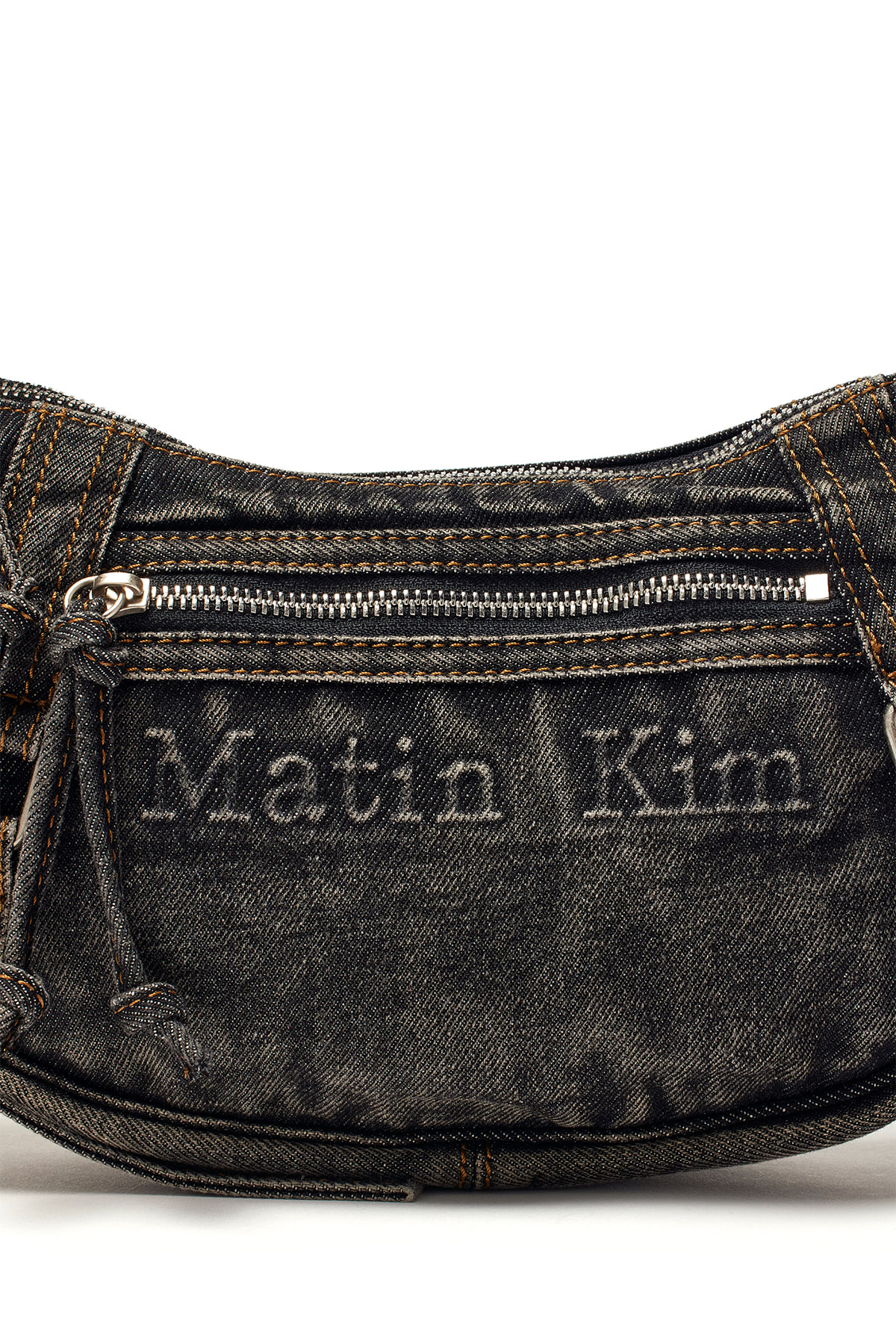 MATIN KIM WASHED DENIM MINI HOBO BAG | WY Store
