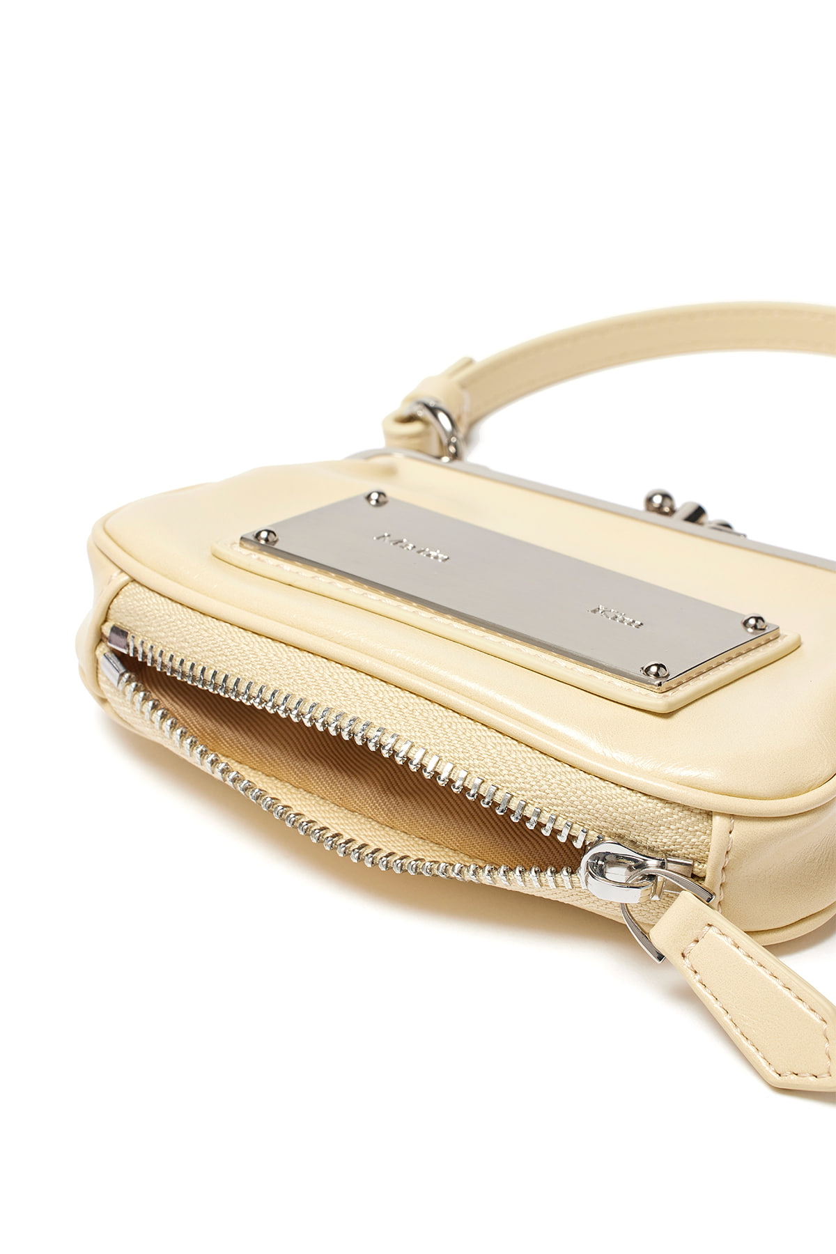 ショルダーバッグ・ポシェット [MATINKIM]frame mini wallet bag in butter MATIN KIM FRAME MINI WALLET BAG | WY Store