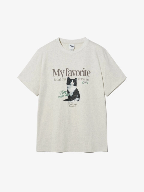 Fila My T -shirt Overfit Cat T -shirt | WY Store