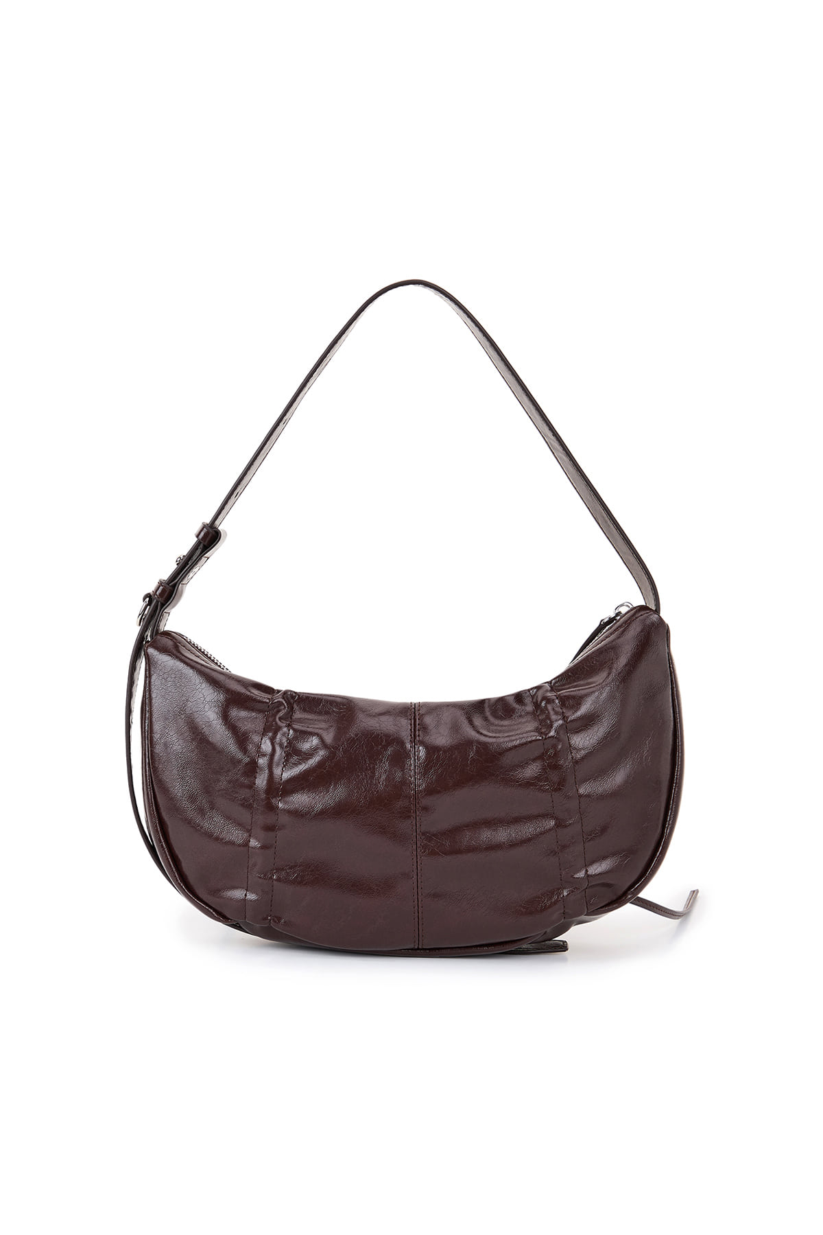 バッグ MATIN KIM HALF SHIRRING RIBBON ROUND BAG Matin Kim Half Shirring Ribbon Round Bag Charcoal Women's