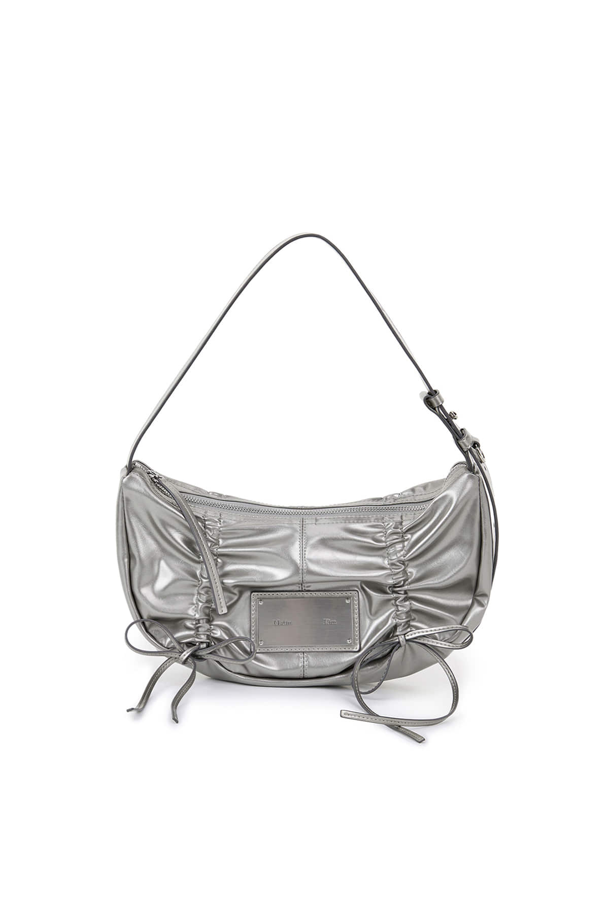 MATIN KIM HALF SHIRRING RIBBON ROUND BAG | WY Store
